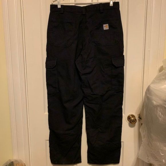 Carhartt Pants Carhartt Original Fit Size 35x32 Frb24dny Navy Blue Cargo Work Pants Poshmark